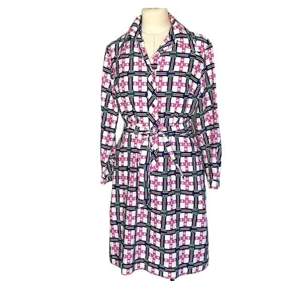 Lanvin Dresses & Skirts - Vintage Lanvin plaid button down shirt dress